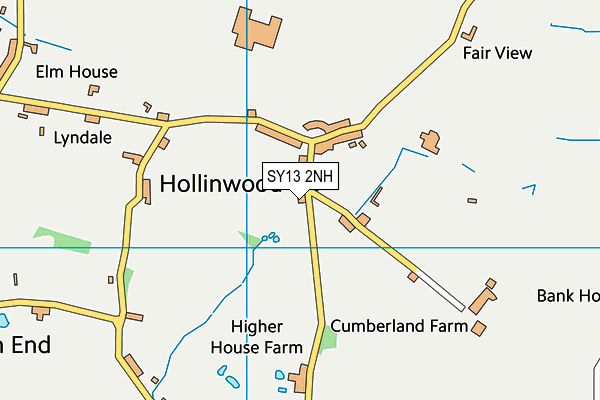 SY13 2NH map - OS VectorMap District (Ordnance Survey) SY13 2NH map - OS VectorMap District (Ordnance Survey)