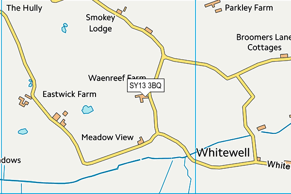 SY13 3BQ map - OS VectorMap District (Ordnance Survey) SY13 3BQ map - OS VectorMap District (Ordnance Survey)