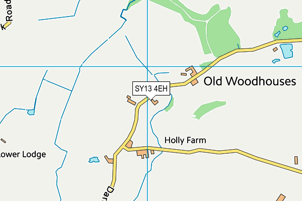 SY13 4EH map - OS VectorMap District (Ordnance Survey) SY13 4EH map - OS VectorMap District (Ordnance Survey)