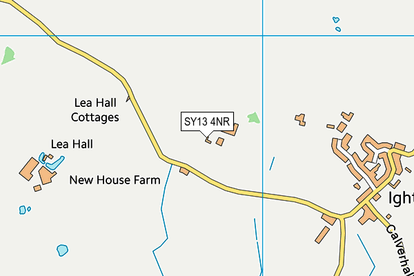 SY13 4NR map - OS VectorMap District (Ordnance Survey) SY13 4NR map - OS VectorMap District (Ordnance Survey)