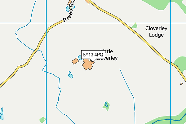 SY13 4PQ map - OS VectorMap District (Ordnance Survey) SY13 4PQ map - OS VectorMap District (Ordnance Survey)