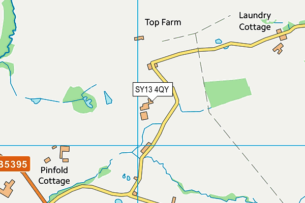 SY13 4QY map - OS VectorMap District (Ordnance Survey)