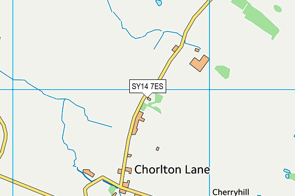 SY14 7ES map - OS VectorMap District (Ordnance Survey) SY14 7ES map - OS VectorMap District (Ordnance Survey)