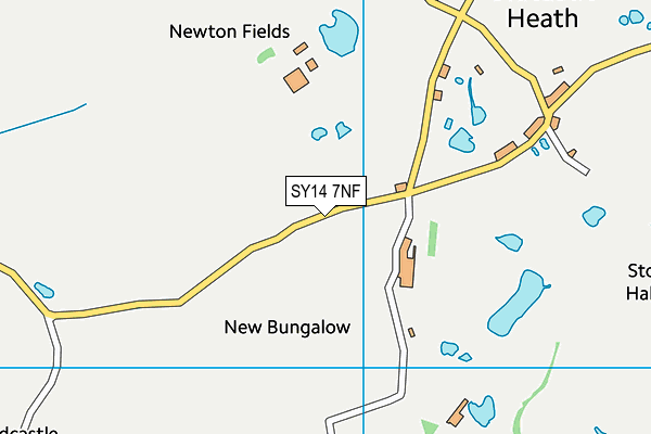 SY14 7NF map - OS VectorMap District (Ordnance Survey)