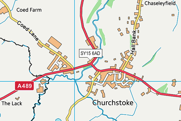 SY15 6AD map - OS VectorMap District (Ordnance Survey) SY15 6AD map - OS VectorMap District (Ordnance Survey)