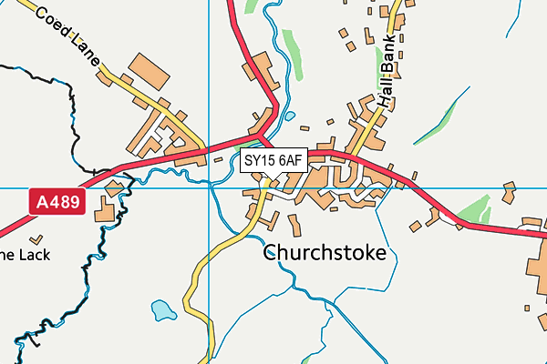 SY15 6AF map - OS VectorMap District (Ordnance Survey) SY15 6AF map - OS VectorMap District (Ordnance Survey)
