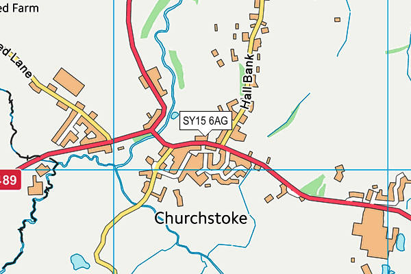 SY15 6AG map - OS VectorMap District (Ordnance Survey) SY15 6AG map - OS VectorMap District (Ordnance Survey)