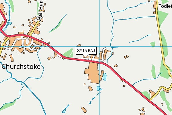 SY15 6AJ map - OS VectorMap District (Ordnance Survey) SY15 6AJ map - OS VectorMap District (Ordnance Survey)