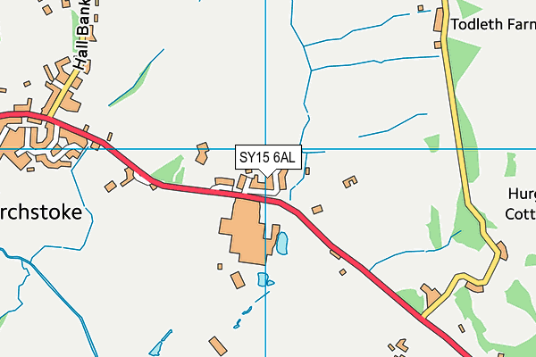 SY15 6AL map - OS VectorMap District (Ordnance Survey) SY15 6AL map - OS VectorMap District (Ordnance Survey)