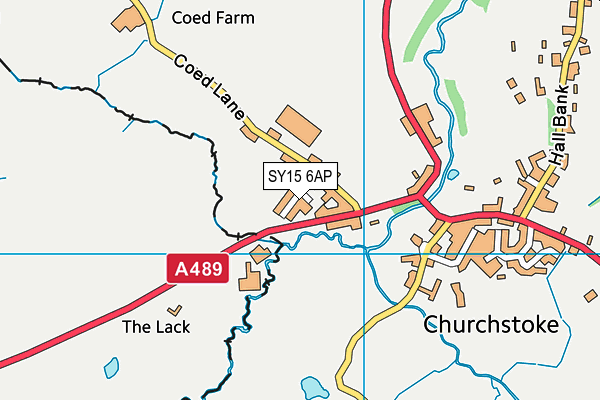 SY15 6AP map - OS VectorMap District (Ordnance Survey) SY15 6AP map - OS VectorMap District (Ordnance Survey)
