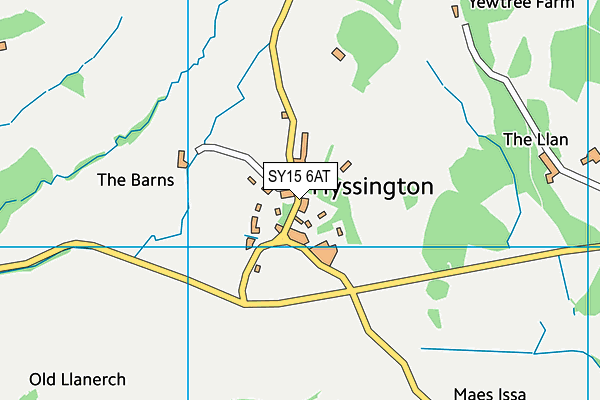 SY15 6AT map - OS VectorMap District (Ordnance Survey) SY15 6AT map - OS VectorMap District (Ordnance Survey)