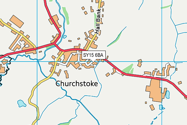 SY15 6BA map - OS VectorMap District (Ordnance Survey) SY15 6BA map - OS VectorMap District (Ordnance Survey)