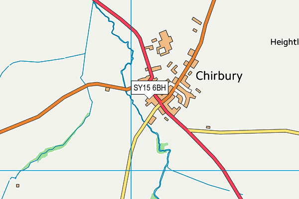 SY15 6BH map - OS VectorMap District (Ordnance Survey) SY15 6BH map - OS VectorMap District (Ordnance Survey)