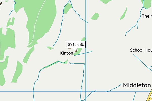 SY15 6BU map - OS VectorMap District (Ordnance Survey) SY15 6BU map - OS VectorMap District (Ordnance Survey)