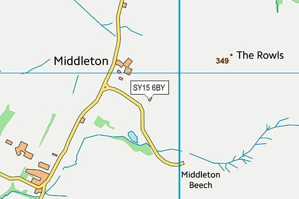 SY15 6BY map - OS VectorMap District (Ordnance Survey) SY15 6BY map - OS VectorMap District (Ordnance Survey)
