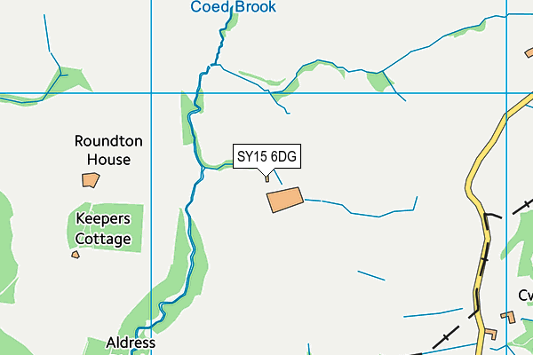 SY15 6DG map - OS VectorMap District (Ordnance Survey) SY15 6DG map - OS VectorMap District (Ordnance Survey)