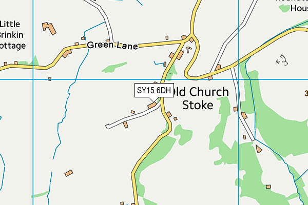 SY15 6DH map - OS VectorMap District (Ordnance Survey)