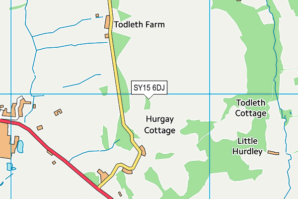 SY15 6DJ map - OS VectorMap District (Ordnance Survey) SY15 6DJ map - OS VectorMap District (Ordnance Survey)