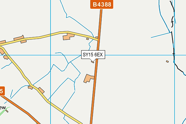 SY15 6EX map - OS VectorMap District (Ordnance Survey) SY15 6EX map - OS VectorMap District (Ordnance Survey)