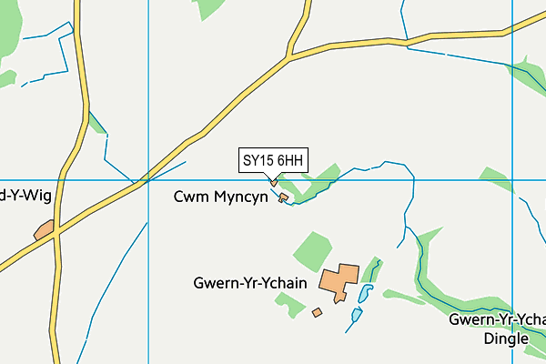 SY15 6HH map - OS VectorMap District (Ordnance Survey) SY15 6HH map - OS VectorMap District (Ordnance Survey)
