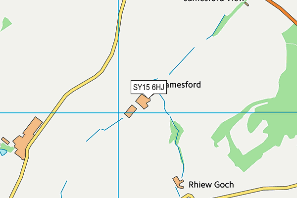 SY15 6HJ map - OS VectorMap District (Ordnance Survey) SY15 6HJ map - OS VectorMap District (Ordnance Survey)