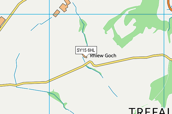 SY15 6HL map - OS VectorMap District (Ordnance Survey) SY15 6HL map - OS VectorMap District (Ordnance Survey)