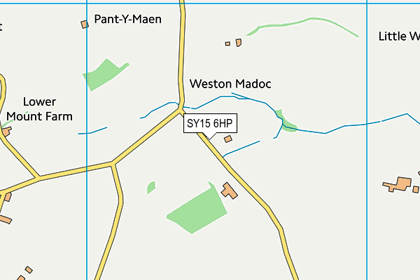 SY15 6HP map - OS VectorMap District (Ordnance Survey) SY15 6HP map - OS VectorMap District (Ordnance Survey)