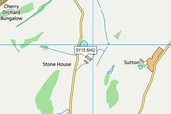 SY15 6HQ map - OS VectorMap District (Ordnance Survey) SY15 6HQ map - OS VectorMap District (Ordnance Survey)