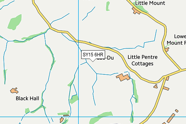 SY15 6HR map - OS VectorMap District (Ordnance Survey) SY15 6HR map - OS VectorMap District (Ordnance Survey)