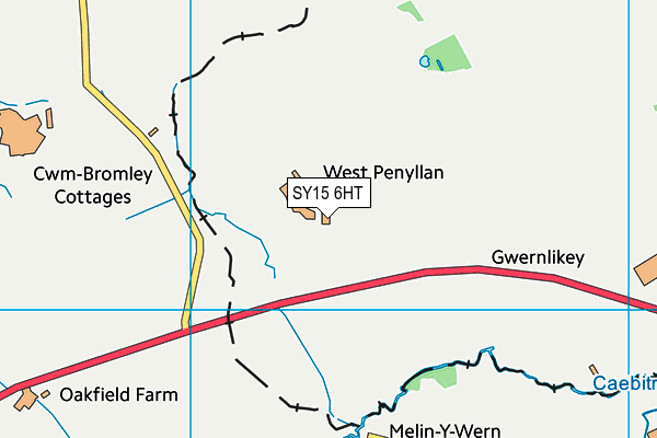 SY15 6HT map - OS VectorMap District (Ordnance Survey) SY15 6HT map - OS VectorMap District (Ordnance Survey)