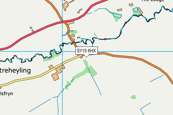 SY15 6HX map - OS VectorMap District (Ordnance Survey) SY15 6HX map - OS VectorMap District (Ordnance Survey)