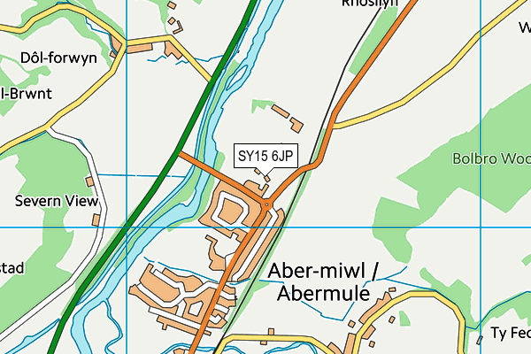 SY15 6JP map - OS VectorMap District (Ordnance Survey) SY15 6JP map - OS VectorMap District (Ordnance Survey)