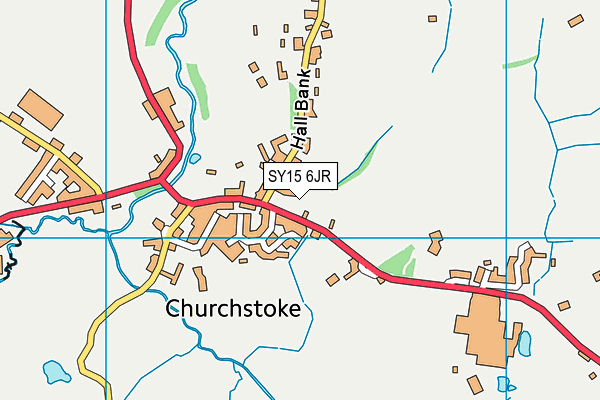 SY15 6JR map - OS VectorMap District (Ordnance Survey) SY15 6JR map - OS VectorMap District (Ordnance Survey)