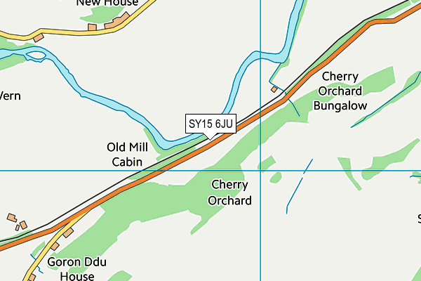 SY15 6JU map - OS VectorMap District (Ordnance Survey) SY15 6JU map - OS VectorMap District (Ordnance Survey)