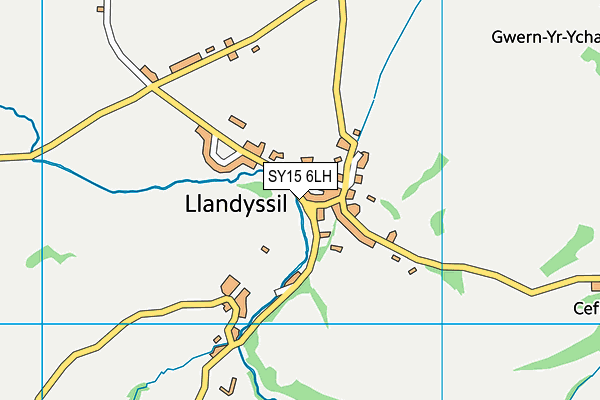 SY15 6LH map - OS VectorMap District (Ordnance Survey) SY15 6LH map - OS VectorMap District (Ordnance Survey)
