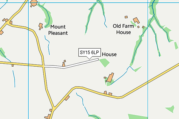SY15 6LP map - OS VectorMap District (Ordnance Survey) SY15 6LP map - OS VectorMap District (Ordnance Survey)