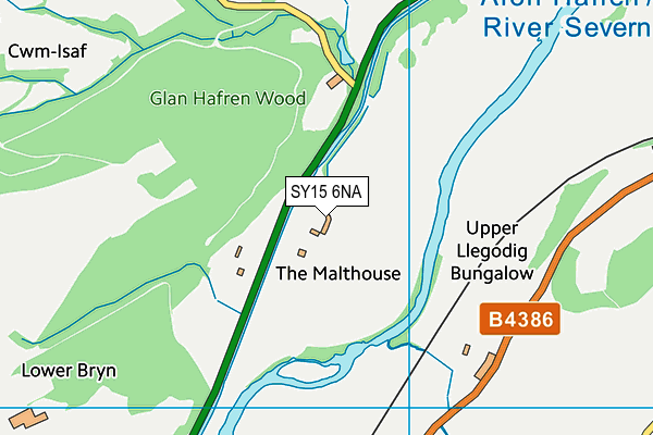SY15 6NA map - OS VectorMap District (Ordnance Survey) SY15 6NA map - OS VectorMap District (Ordnance Survey)