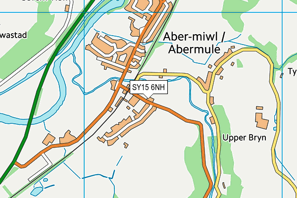 SY15 6NH map - OS VectorMap District (Ordnance Survey) SY15 6NH map - OS VectorMap District (Ordnance Survey)