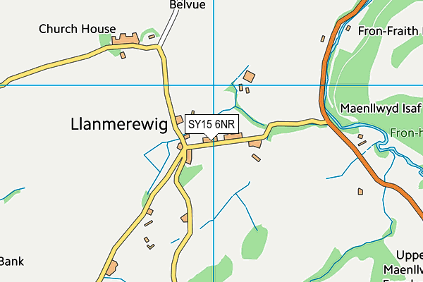 SY15 6NR map - OS VectorMap District (Ordnance Survey)