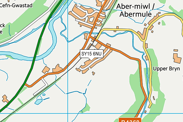 SY15 6NU map - OS VectorMap District (Ordnance Survey) SY15 6NU map - OS VectorMap District (Ordnance Survey)