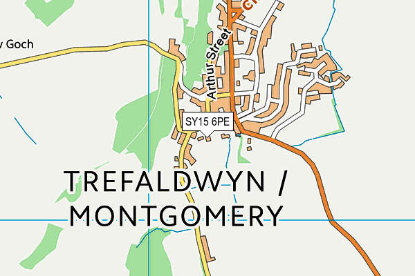 SY15 6PE map - OS VectorMap District (Ordnance Survey) SY15 6PE map - OS VectorMap District (Ordnance Survey)