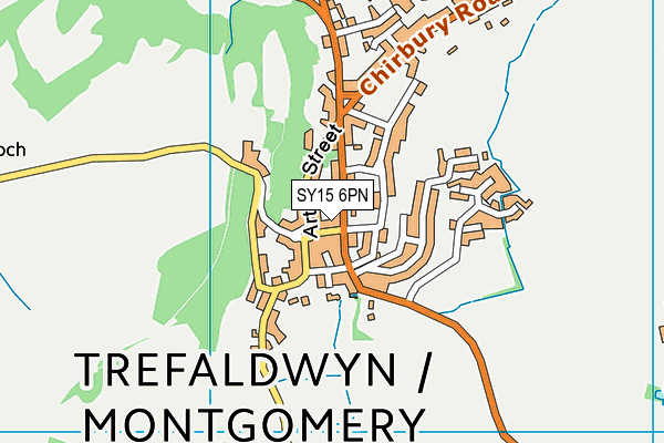 SY15 6PN map - OS VectorMap District (Ordnance Survey) SY15 6PN map - OS VectorMap District (Ordnance Survey)