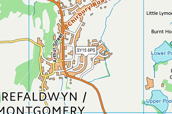 SY15 6PS map - OS VectorMap District (Ordnance Survey) SY15 6PS map - OS VectorMap District (Ordnance Survey)