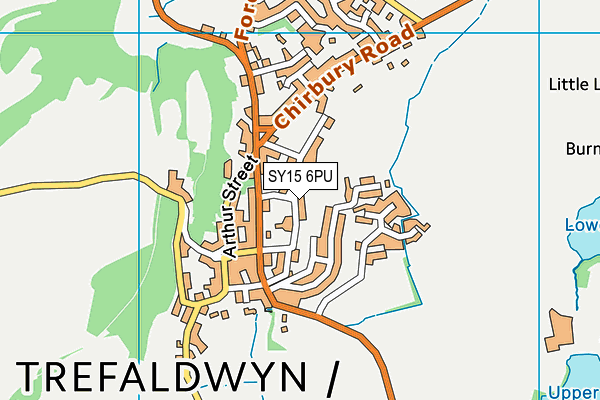 SY15 6PU map - OS VectorMap District (Ordnance Survey) SY15 6PU map - OS VectorMap District (Ordnance Survey)