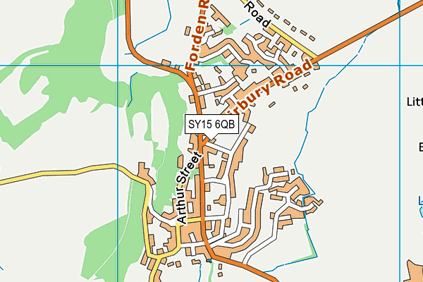 SY15 6QB map - OS VectorMap District (Ordnance Survey) SY15 6QB map - OS VectorMap District (Ordnance Survey)