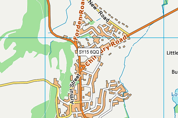 SY15 6QQ map - OS VectorMap District (Ordnance Survey) SY15 6QQ map - OS VectorMap District (Ordnance Survey)