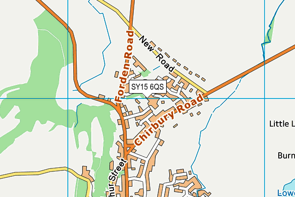 SY15 6QS map - OS VectorMap District (Ordnance Survey) SY15 6QS map - OS VectorMap District (Ordnance Survey)