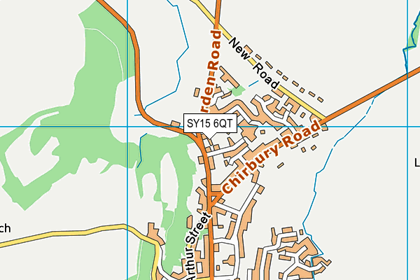 SY15 6QT map - OS VectorMap District (Ordnance Survey) SY15 6QT map - OS VectorMap District (Ordnance Survey)