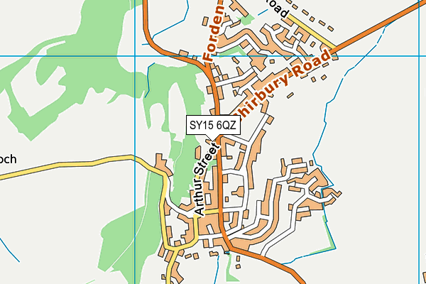 SY15 6QZ map - OS VectorMap District (Ordnance Survey) SY15 6QZ map - OS VectorMap District (Ordnance Survey)