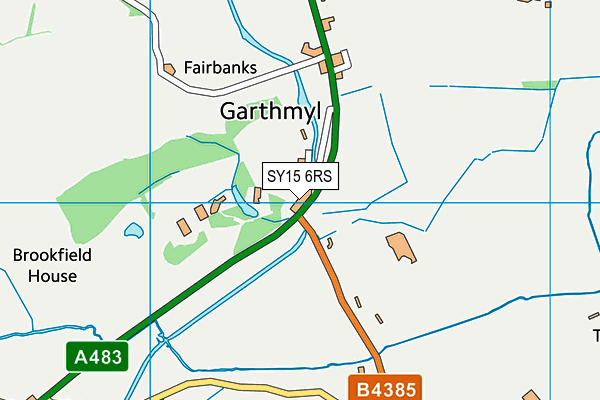 SY15 6RS map - OS VectorMap District (Ordnance Survey) SY15 6RS map - OS VectorMap District (Ordnance Survey)